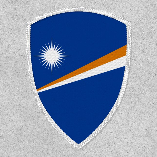Marshallese Flag, Flag of The Marshall Islands Patch (Front)
