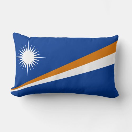 Marshallese flag pillow