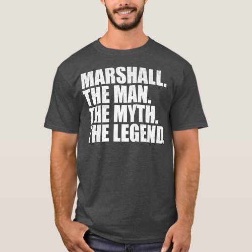 MarshallMarshall Name Marshall given name T_Shirt