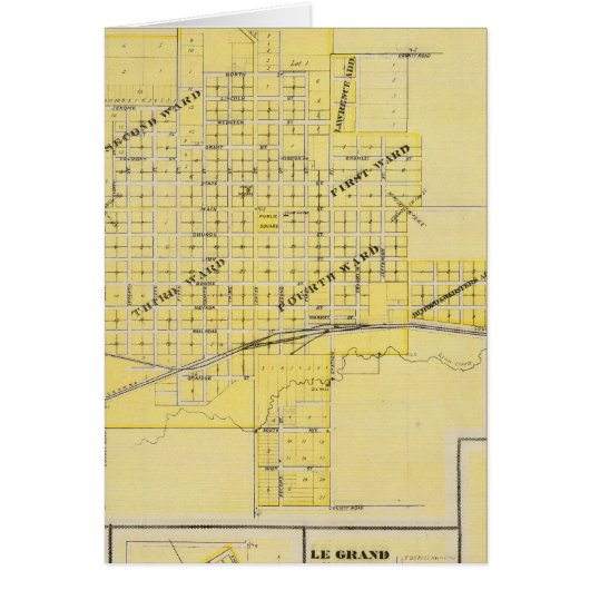 Marshalltown, Albion, Gilman Cards (Front)