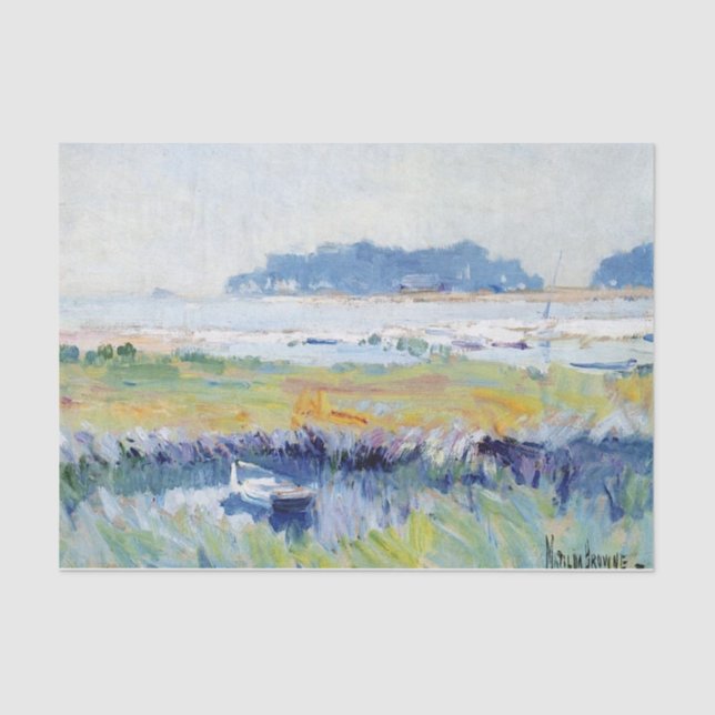 Marshes by Matilda Browne Tissue Paper (Front)