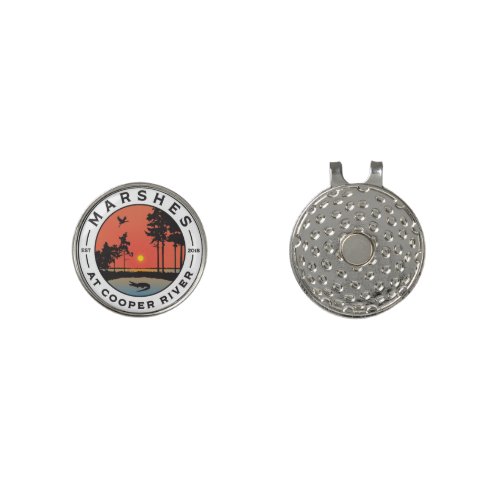 Marshes Golf Ball Marker  Hat Clip 