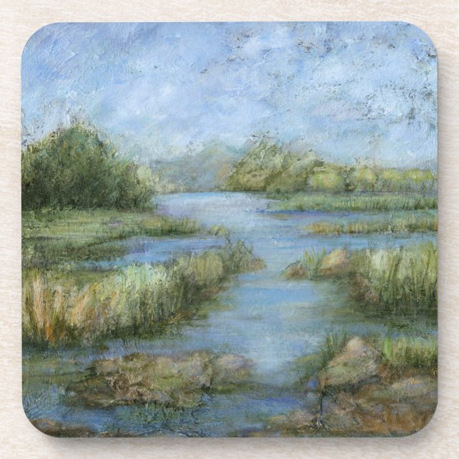 Marshland I Drink Coaster (Front)