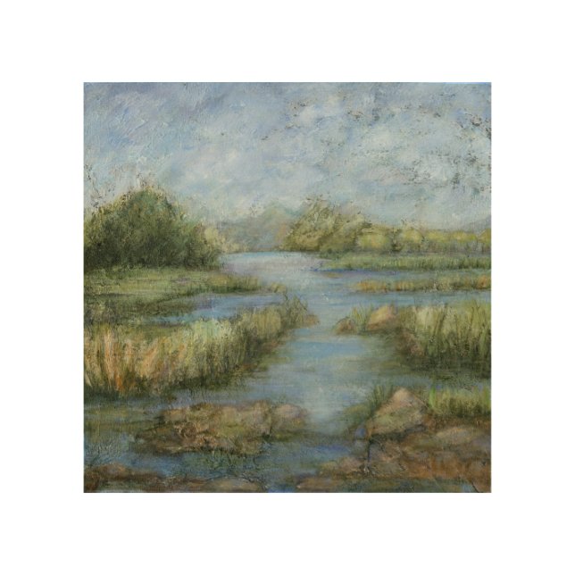 Marshland I Wood Wall Art (Front)