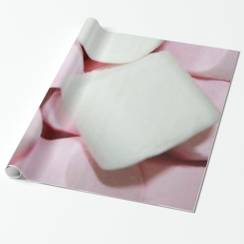 marshmallow artwork  wrapping paper