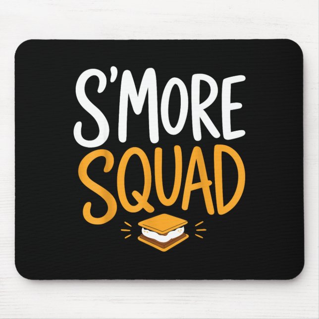 Marshmallow campfire camping s'mores  mouse pad (Front)