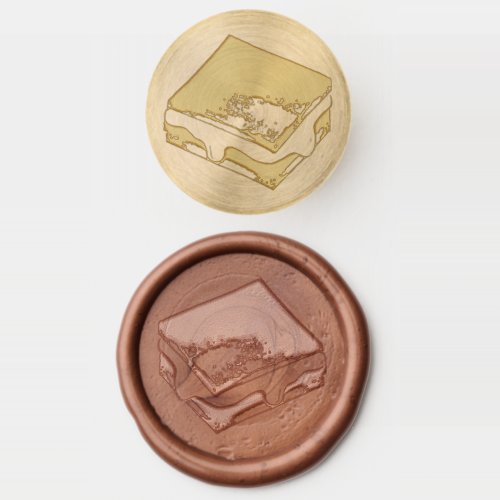 Marshmallow Campfire Smores Camp Camping Party Wax Seal Stamp