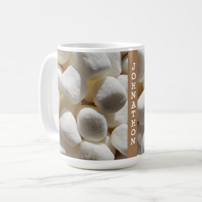 Marshmallow Coffee Mug (Front Left)
