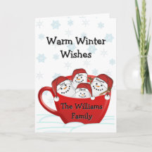 Marshmallow Family With Personalized Names
