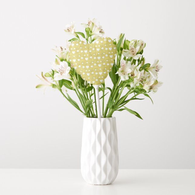 Marshmallow Hearts Balloon (Vase)