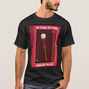 Marshmallow - In case of fire break glass Essentia T-Shirt
