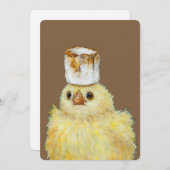 Marshmallow Peep flat card (Front/Back)