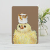 Marshmallow Peep flat card (Standing Front)