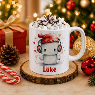 Marshmallow Personalized Holiday Mug