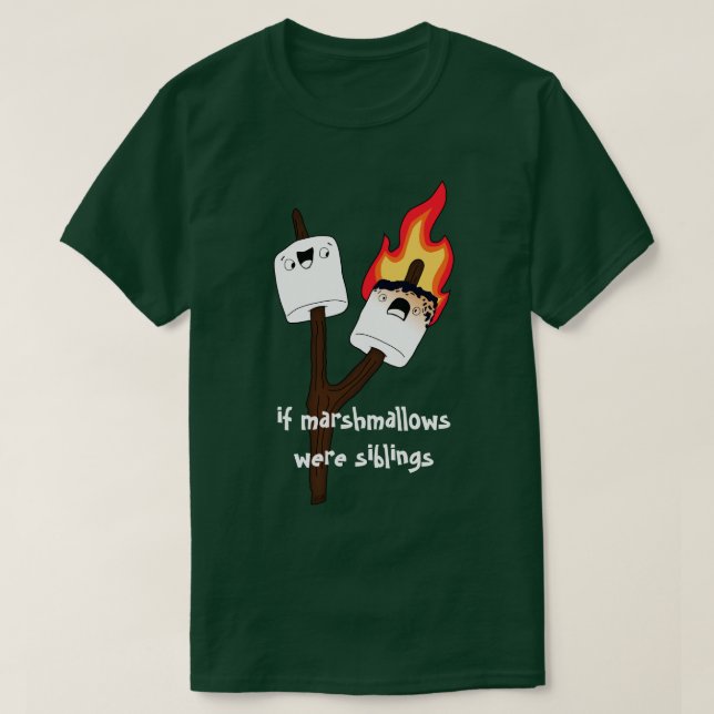 Marshmallow Siblings T-Shirt (Design Front)