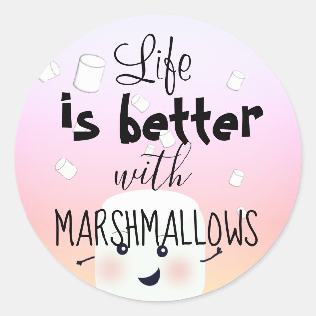 Marshmallow sticker (Front)