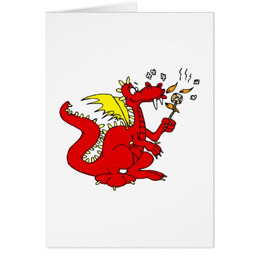 Marshmallow Toasting Dragon Cards (Front)