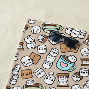 Marshmallow Treats Beach Towel