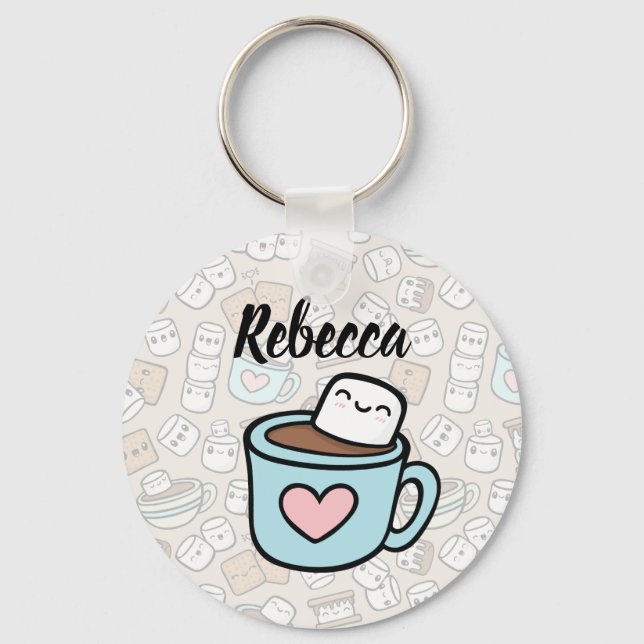 Marshmallow Treats Keychain (Front)