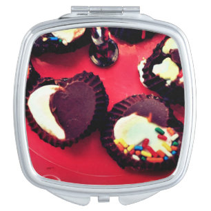 Marshmallow Truffles Compact Mirror