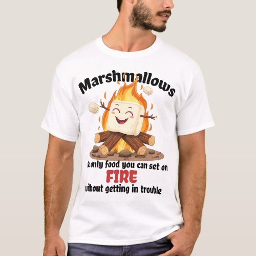 Marshmallows at a Campfire T_Shirt