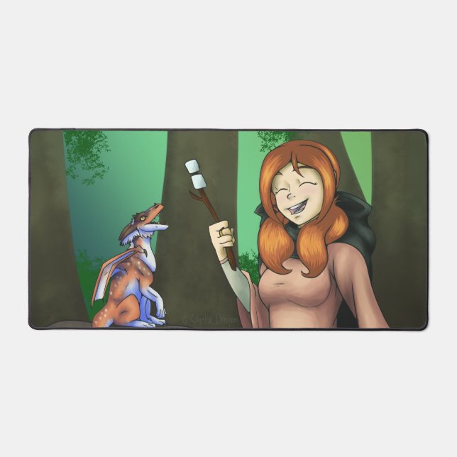 Marshmallows Desk Mat (Front)