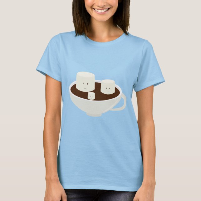 Marshmallows in hot chocolate T-Shirt (Front)