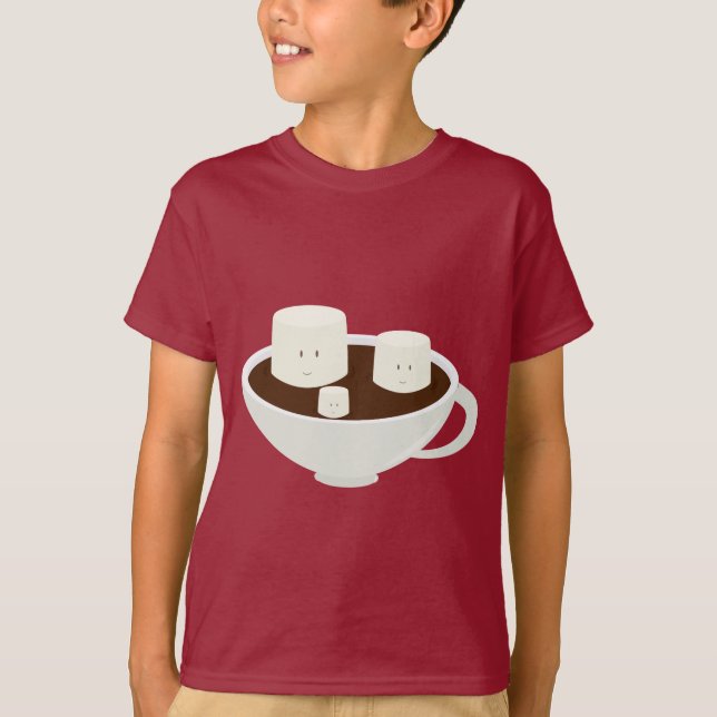 Marshmallows in hot chocolate T-Shirt (Front)