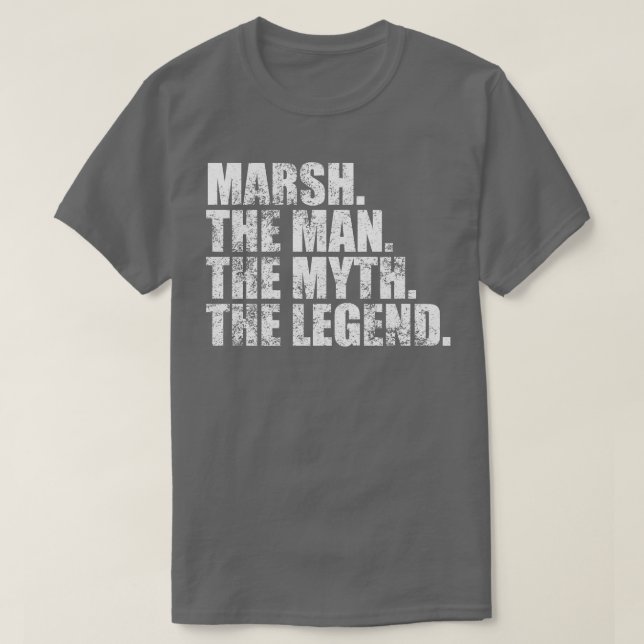 MarshMarsh Family name Marsh last Name Marsh Surna T-Shirt (Design Front)