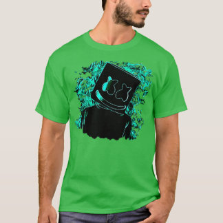 Marshmello in The Green Flames T-Shirt