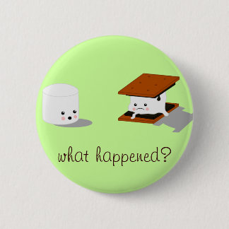 marshmellows pinback button
