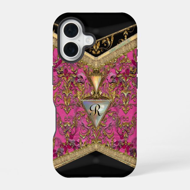 Marshwell  Victorian Monogram Iphone Case (Back)