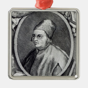 Marsilio Ficino Metal Ornament