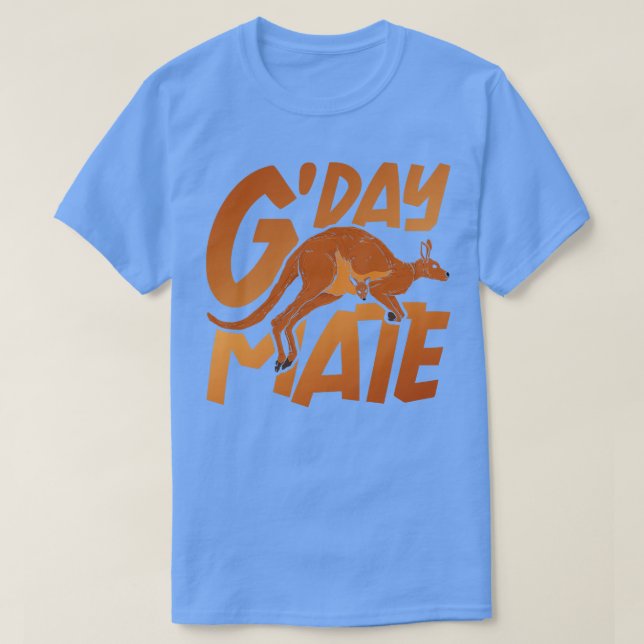 Marsupial Australian Animal Kangaroo T-Shirt (Design Front)