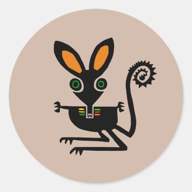 Marsupial -BILBY - Endangered animal - Australia - Classic Round Sticker (Front)