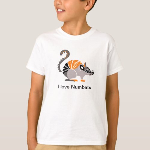 Marsupial _ I love NUMBATS _Wildlife _ Nature T_Shirt