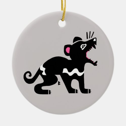 Marsupial _ TASMANIAN DEVIL_ Wildlife_  _ Ceramic Ornament