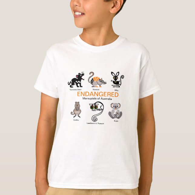  MARSUPIALS -Endangered animal graphics - T-Shirt (Front)