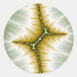 Mart - Fractal Classic Round Sticker