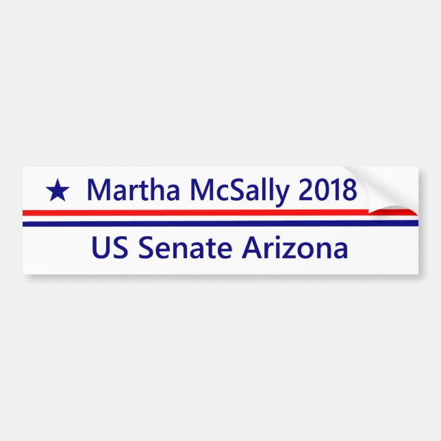 Martha McSally  Senate 2018 Arizona Bumper sticker (Front)