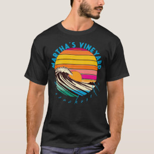 Martha s Vineyard Retro 1980s Style Massachusetts T-Shirt