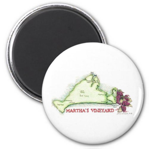 Martha Vineyard Island Magnet