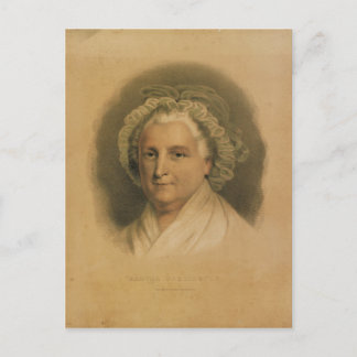 Martha Washington Portrait by Ives Postcard