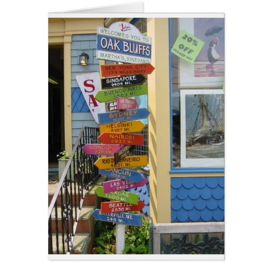 Martha's Vineyard 2 Cards (Front)