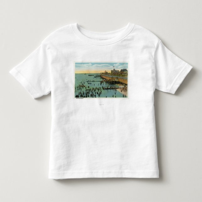 Martha's Vineyard, Aerial View of the Beach Toddler T-shirt (Front)