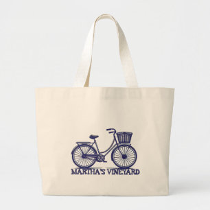 Martha's Vineyard Bicycle Vacation Host Thank You  Large Tote Bag