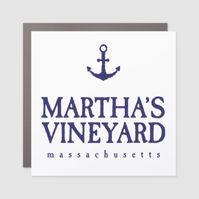 Martha's Vineyard Car Magnet (Front)
