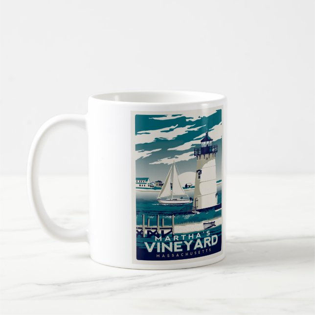 Martha's Vineyard Coffee Mug - Size 11oz (Left)