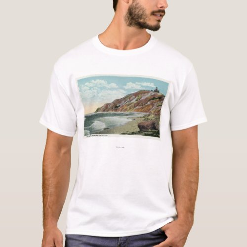 Marthas Vineyard Gay Head Cliffs View T_Shirt