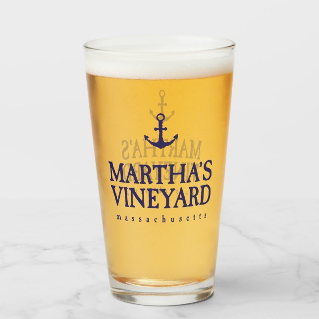 Martha's Vineyard Glass (Front Filled)